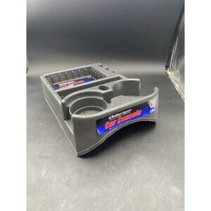 VTG RUBBER QUEEN DELUXE CENTER CONSOLE, CUP HOLDER, COIN SLOT, CD BOX #5098